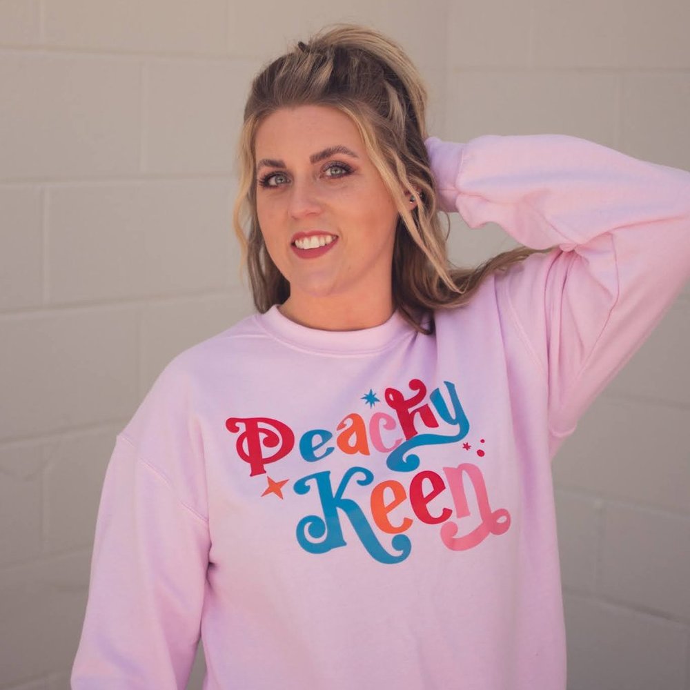 Peachy Keen Graphic Sweatshirt